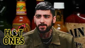 Zayn Malik Lets the Tears Flow While Eating Spicy Wings