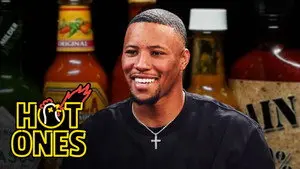 Saquon Barkley Hurdles Over Spicy Wings