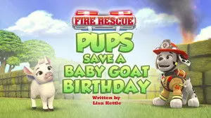 Fire Rescue: Pups Save a Baby Goat Birthday